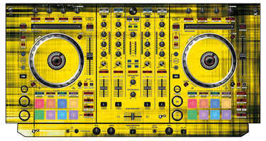 Pioneer DJ DDJ SX 3 Skin Blacknyellow
